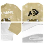 Colorado Buffaloes Sweater Personalized Hello Kitty Gold Best Selling