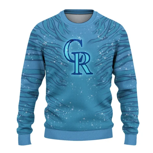 Colorado Rockies Sweater Custom Tiger Pattern Best Selling