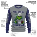 Colorado Rockies Sweater Customized Grinch Fierce Blue Best Selling
