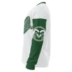 Colorado State Rams Sweater Custom Heart Sketch Green White Best Selling