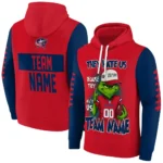 Columbus Blue Jackets Hoodie Personalized Grinch Fierce Navy Blue Best Selling