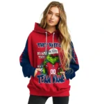 Columbus Blue Jackets Hoodie Personalized Grinch Fierce Navy Blue Best Selling