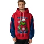 Columbus Blue Jackets Hoodie Personalized Grinch Fierce Navy Blue Best Selling