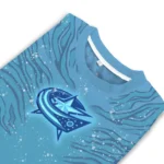 Columbus Blue Jackets Sweater Custom Tiger Pattern Best Selling