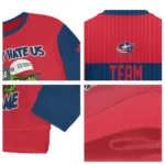 Columbus Blue Jackets Sweater Customized Grinch Fierce Navy Blue Best Selling