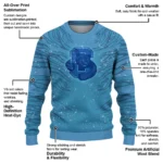 Cornell Big Red Sweater Custom Tiger Pattern Best Selling