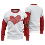 Cornell Big Red Sweater Personalized Heart Sketch Red White Best Selling