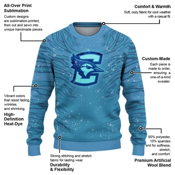 Creighton Bluejays Sweater Personalized Tiger Pattern New Arrival