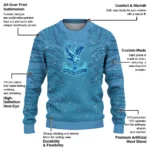 Crystal Palace Sweater Custom Tiger Pattern Best Selling