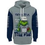 Dallas Cowboys Hoodie Custom Grinch Fierce Blue Best Selling
