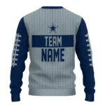 Dallas Cowboys Sweater Personalized Grinch Fierce Blue Best Selling