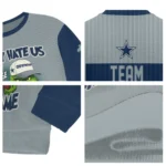 Dallas Cowboys Sweater Personalized Grinch Fierce Blue Best Selling