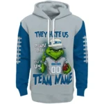 Dallas Mavericks Hoodie Custom Grinch Fierce Blue Best Selling
