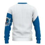 Dallas Mavericks Sweater Custom Heart Sketch Blue White Best Selling