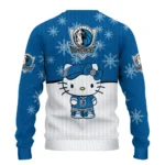 Dallas Mavericks Sweater Custom Hello Kitty Blue Best Selling