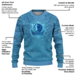 Dallas Mavericks Sweater Customized Tiger Pattern Best Selling