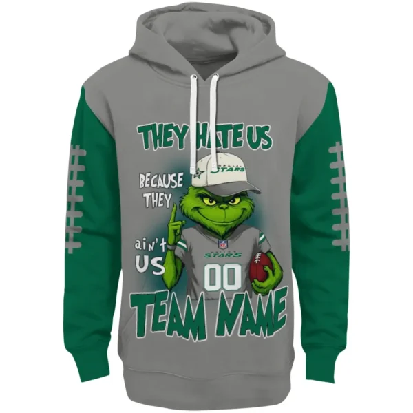 Dallas Stars Hoodie Custom Grinch Fierce Green Best Selling