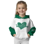 Dallas Stars Hoodie Personalized Scribble Heart Green White Best Selling