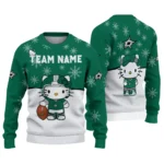Dallas Stars Sweater Custom Hello Kitty Green Best Selling