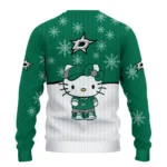 Dallas Stars Sweater Custom Hello Kitty Green Best Selling