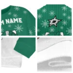Dallas Stars Sweater Custom Hello Kitty Green Best Selling