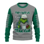 Dallas Stars Sweater Personalized Grinch Fierce Green Best Selling
