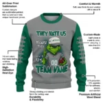 Dallas Stars Sweater Personalized Grinch Fierce Green Best Selling