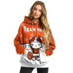 Denver Broncos Hoodie Personalized Hello Kitty Orange Best Selling
