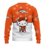 Denver Broncos Sweater Customized Hello Kitty Orange Best Selling