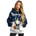 Denver Nuggets Hoodie Custom Hello Kitty Blue Best Selling
