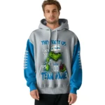 Detroit Lions Hoodie Personalized Grinch Fierce Blue Best Selling