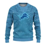 Detroit Lions Sweater Custom Tiger Pattern Best Selling