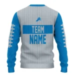 Detroit Lions Sweater Customized Grinch Fierce Blue Best Selling