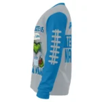 Detroit Lions Sweater Customized Grinch Fierce Blue Best Selling