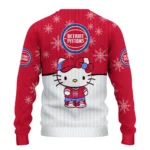Detroit Pistons Sweater Custom Hello Kitty Red Best Selling