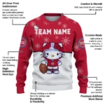 Detroit Pistons Sweater Custom Hello Kitty Red Best Selling