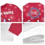 Detroit Pistons Sweater Custom Hello Kitty Red Best Selling