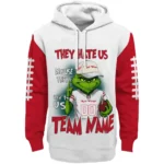 Detroit Red Wings Hoodie Customized Grinch Fierce Red Best Selling
