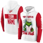 Detroit Red Wings Hoodie Customized Grinch Fierce Red Best Selling