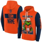 Detroit Tigers Hoodie Custom Grinch Fierce Navy Best Selling