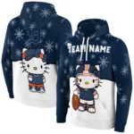 Detroit Tigers Hoodie Customized Hello Kitty Navy Best Selling