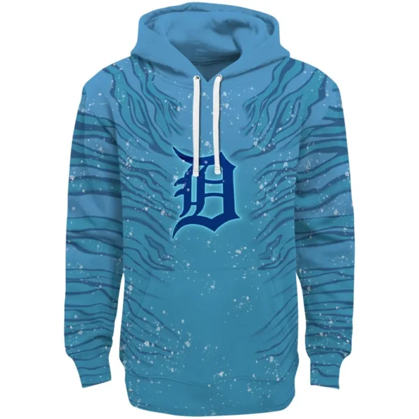 Detroit Tigers Hoodie Personalized Tiger Pattern Best Selling