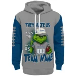 Drake Bulldogs Hoodie Customized Grinch Fierce Blue Best Selling
