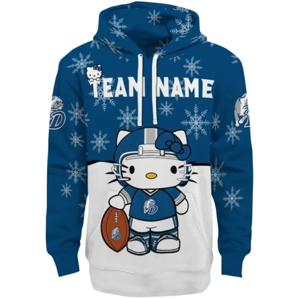Drake Bulldogs Hoodie Personalized Hello Kitty Blue Best Selling