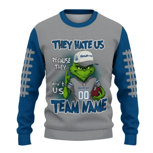 Drake Bulldogs Sweater Custom Grinch Fierce Blue Best Selling
