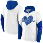 Duke Blue Devils Hoodie Personalized Scribble Heart Blue White Best Selling
