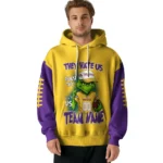 East Carolina Pirates Hoodie Personalized Grinch Fierce Purple Best Selling