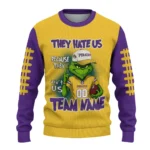 East Carolina Pirates Sweater Customized Grinch Fierce Purple Best Selling