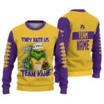 East Carolina Pirates Sweater Customized Grinch Fierce Purple Best Selling