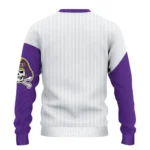 East Carolina Pirates Sweater Personalized Heart Sketch Purple White Best Selling